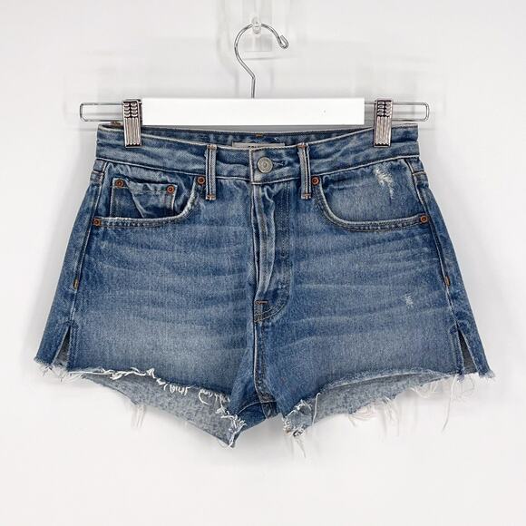 GRLFRND Cindy High Rise Denim Shorts Women’s 24 Nobody Does It Better - Picture 2 of 5